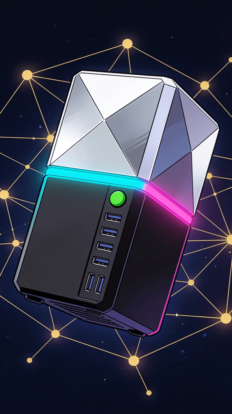 Illustration of the GMKtec GMKtec T2S (Core Ultra X7 358H)