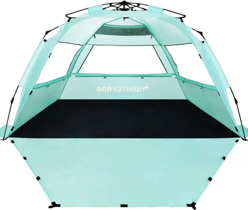WhiteFang Deluxe XL Beach Tent (Mint Green)