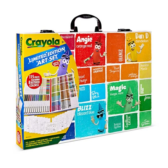 Crayola Limited Edition Coloring Set, 115 Pieces