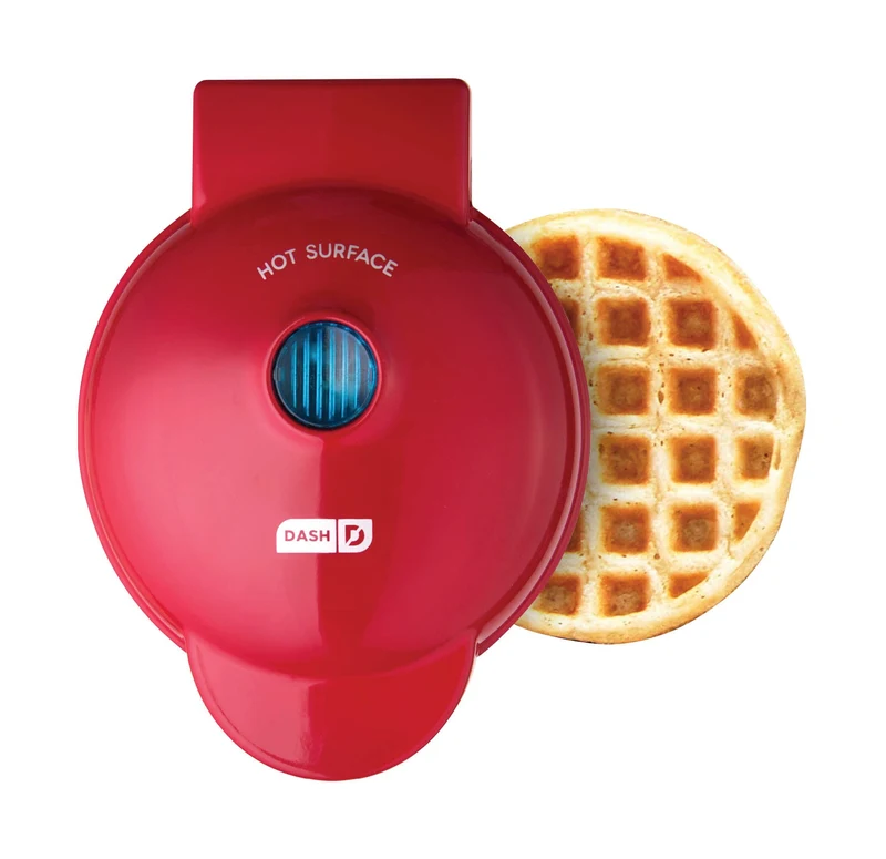 Dash Mini Waffle Maker, Red