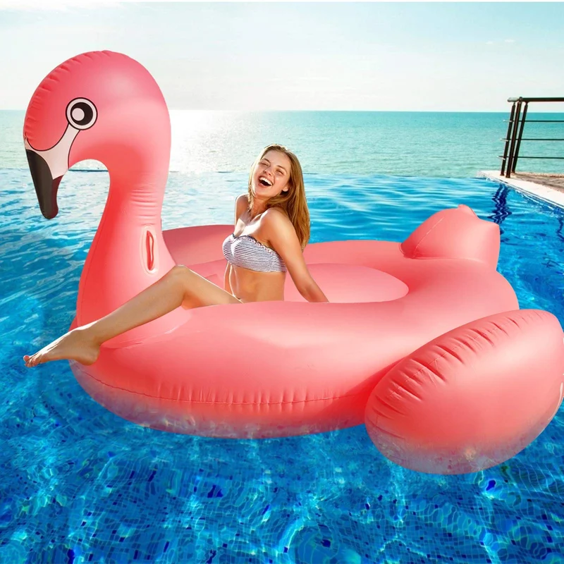 TURNMEON Giant Flamingo Pool Float (102 in)