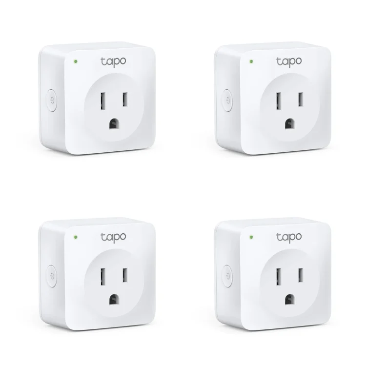 TP-Link Tapo P100 Smart Plugs (US, White, 4-Pack)