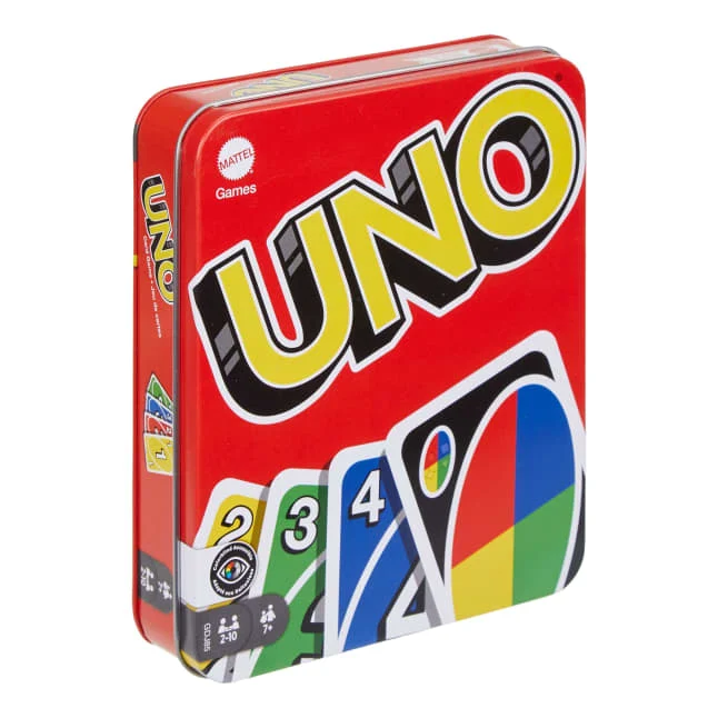 Mattel Games UNO Card Game in Collectible Storage Tin