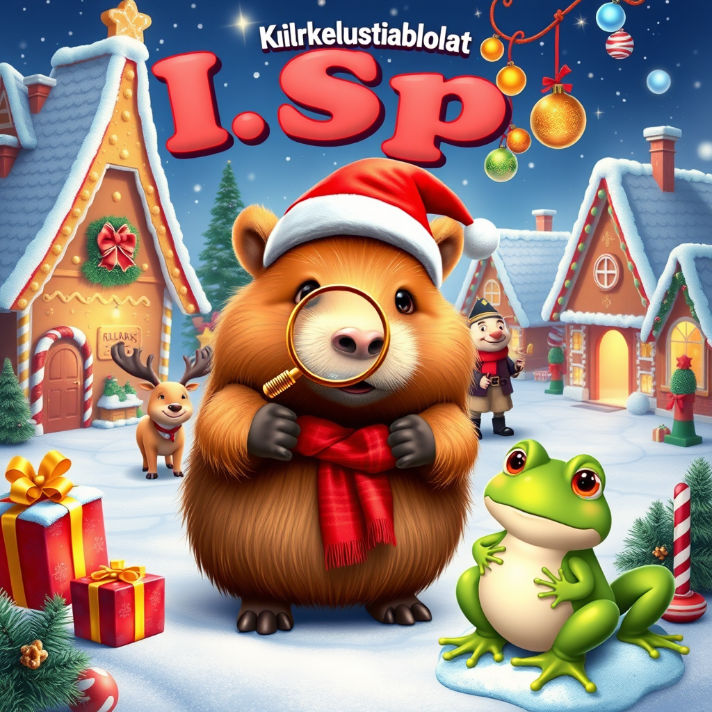 I Spy Christmas in the Winter Village Activity Book Cover